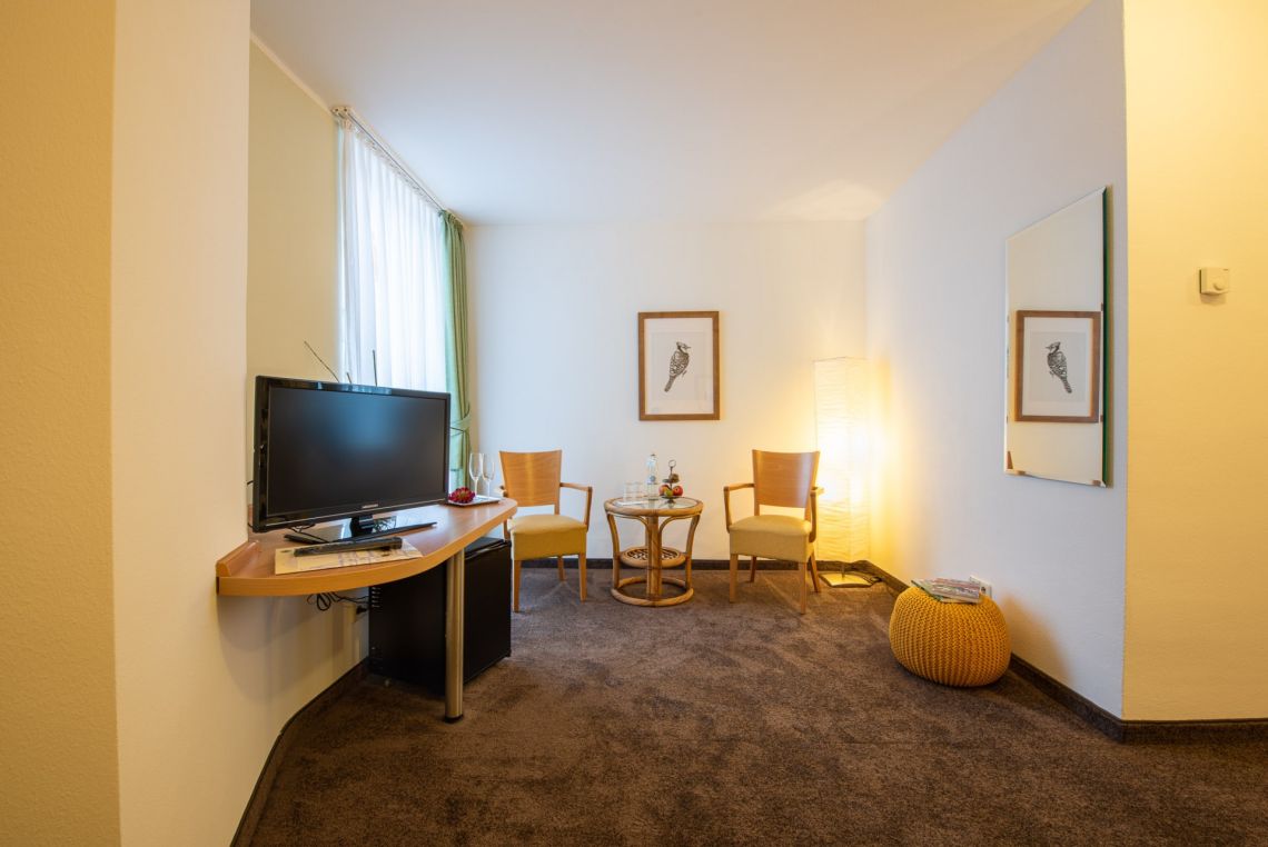 Sitzecke Doppelzimmer Comfort im Hotel Nibelungen Hof Xanten