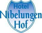 Logo blau Hotel Nibelungen Hof