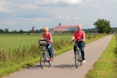 Radfahrer unterwegs