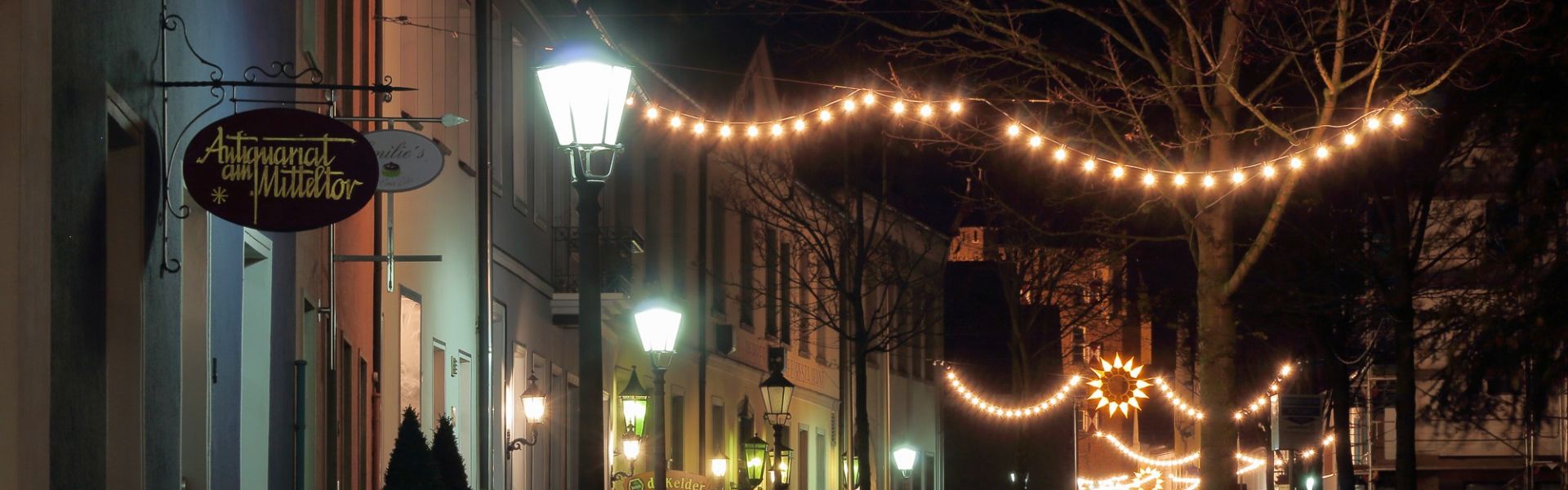 Klever Straße im Advent