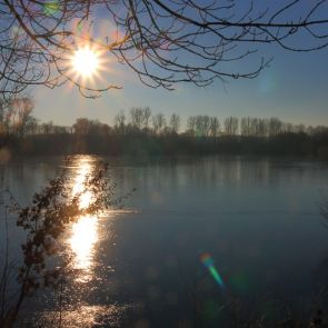 Sonnenuntergang Xantener Südsee