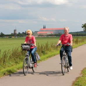 Radfahren auf dem Allenradweg